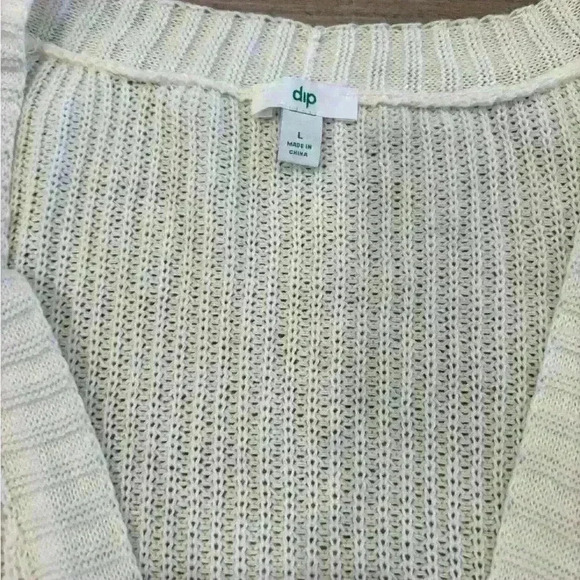 NWT Dip large cream long sleeve cardigan - Picture 3 of 4